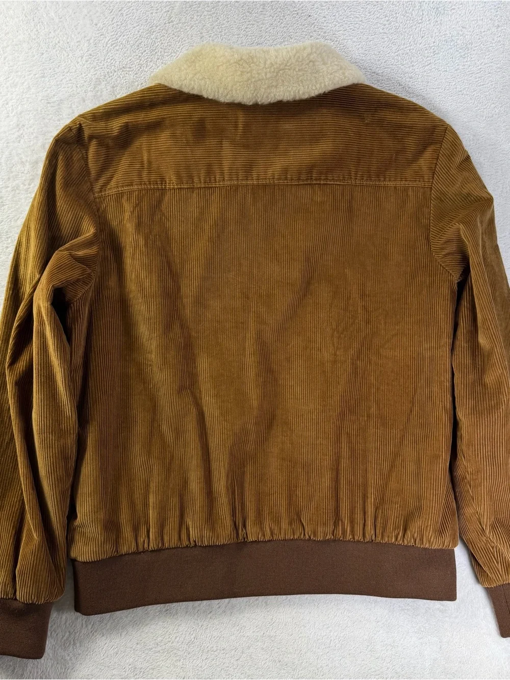 A.P.C. Paris Gilles Corduroy Sherpa Collar Bomber Jacket XXL Fits Men’s US XL